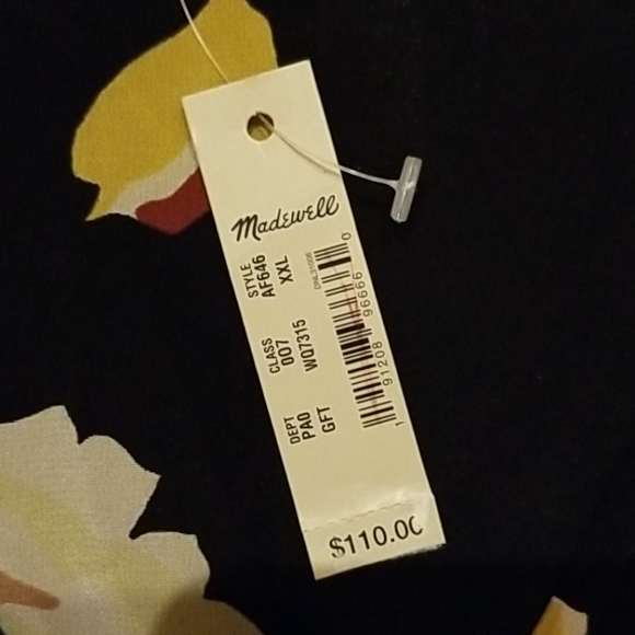 Madewell Silk Wrap Top in Gallery Floral XXL - Picture 7 of 8